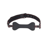 Love In Leather Solid Silicone BDSM Play Bone Gag - Default Title - Bondage Gags and Bits